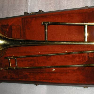 Olds Ambassador Trombone, USA, Brass with Case and Mouthpiece image 5