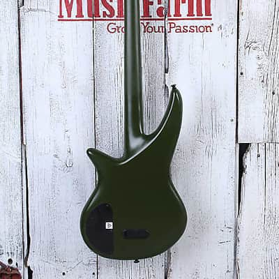 Jackson X Series Spectra Bass SBX IV Electric Bass Guitar Matte Army Drab image 6