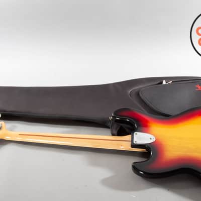 1997 Fender Japan JB75-90US '75 Reissue Jazz Bass – 3-Tone Sunburst | CIJ | USA Pickups | Rosewood Board image 5