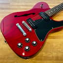 Fender Jim Adkins JA-90 Telecaster Thinline 2009 - Crimson Red Transparent