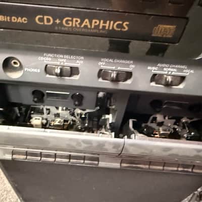 Optimus CD/Dual-Cassette Karaoke System image 1