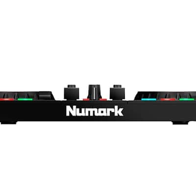 Numark PartyMix DJ Controller with Built-In Sound Card, Light Show 2010s - Black image 4