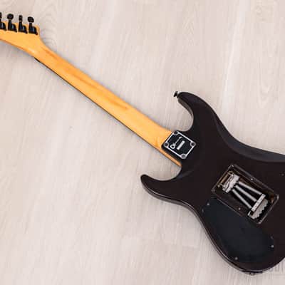 1990 Charvel by Jackson Dinky Arched-Top DKA-115-HSH See-Through Brown w/ Floyd Rose image 11
