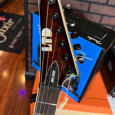 ESP LTD MH-200 QM 2026 - Dark Brown Sunburst image 3