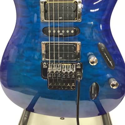 Ibanez S670QM-SPB Standard with Mahogany Body, Jatoba Fretboard 2018 - Sapphire Blue Burst image 3
