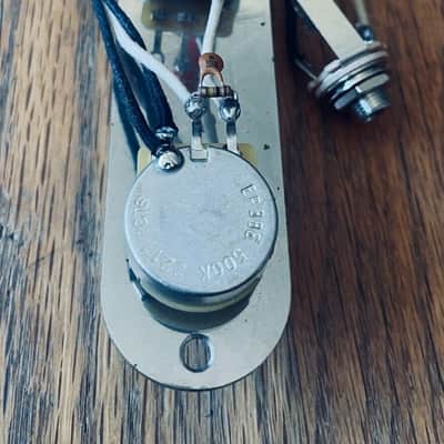 Fender Telecaster REVERSE Wiring Harness 500k CTS .022 Orange Drop Treble Bleed-NO PLATE image 5