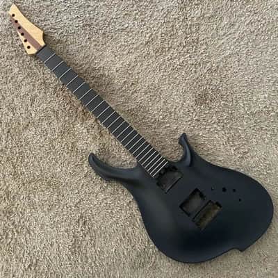 Aluminum Black DIY Project Guitar Body and Neck Kit image 3
