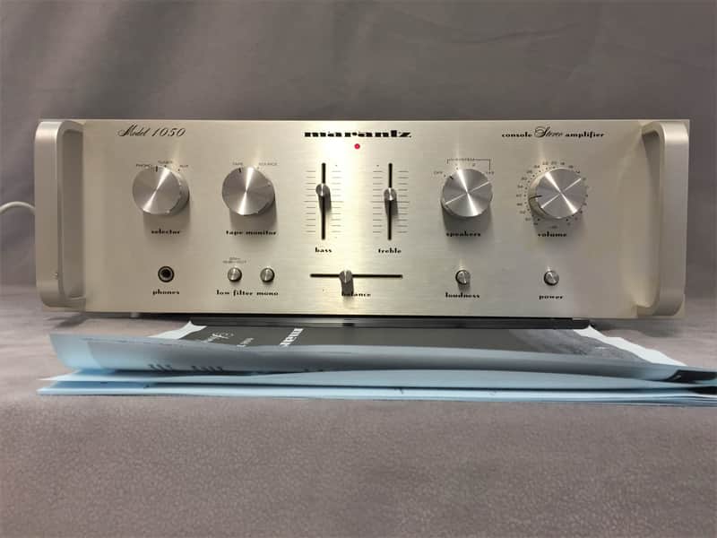 STEREO INTEGRATED AMPLIFIER AMPLIFICATEUR AUDIO HIFI MARANTZ MODEL 1050 CONSOLE image 1