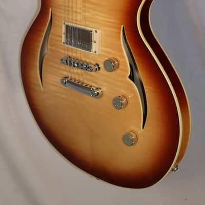Hofner HCT-VTH-SP-SB - Verythin CT Special Sunburst Semi-Hollow Electric Guitar NEW image 2