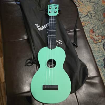 Used Kala Waterman Seafoam Green Soprano Ukulele w/ Bag image 5
