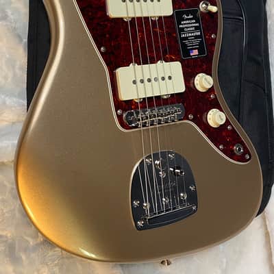NEW! Fender American Professional Classic Jazzmaster - Faded Firemist Gold - Authorized Dealer (Copy) image 6