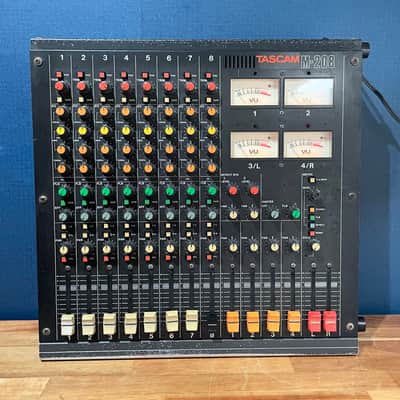 Tascam M-208 Tabletop 8 Channel Analog Audio Mixer - Warm Pre Amps image 1