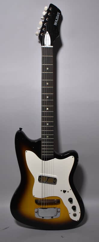 1966 Holiday (Harmony) H14 'Bobkat' Electric Guitar w/OSSC image 1