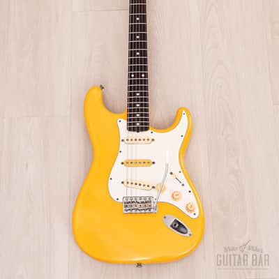 1986 Fender Order Made Yngwie Malmsteen Stratocaster ST62 Yellow White w/ USA Dimarzio DP117, Japan MIJ Fujigen image 2