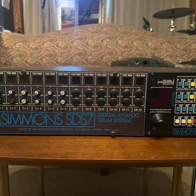 Simmons SDS7 Digital-Analog Drum System 1983 - Black image 2