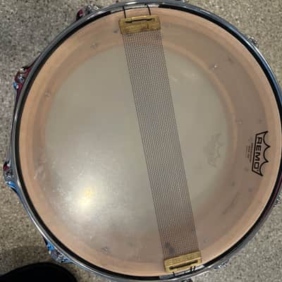 Solid Maple Craviotto 5 1/2" x 14" Johnny C Snare Drum, Black Oyster image 19
