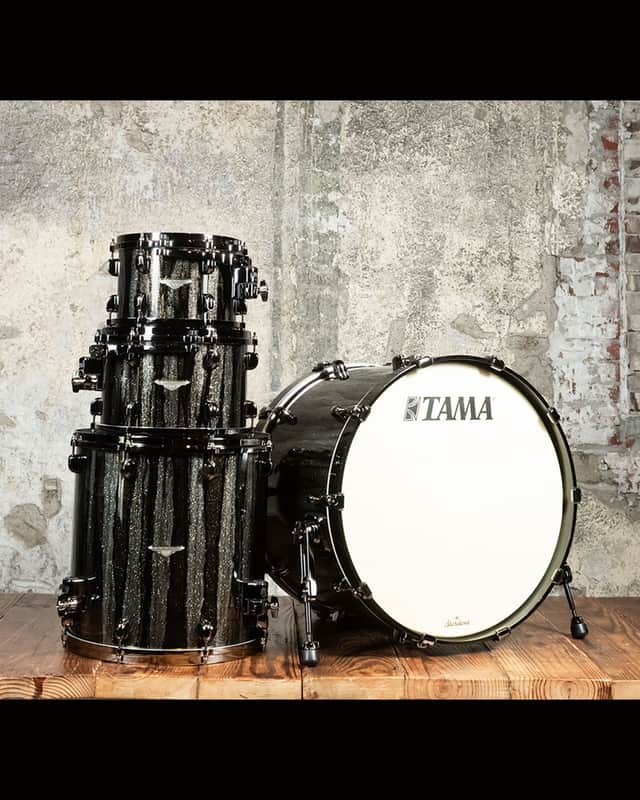Tama Starclassic Maple 4-Piece Drum Set - Black Clouds & Silver Linings - Free Shipping image 1