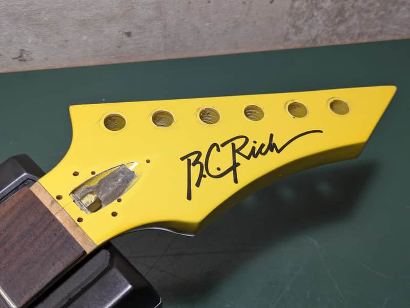B.C. Rich ST Gunslinger Neck 80,90's Yellow NJ Made in Japan image 1