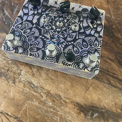 JAM Pedals Delay Llama XTREME Hand Painted Custom Shop ("INK POND") image 1