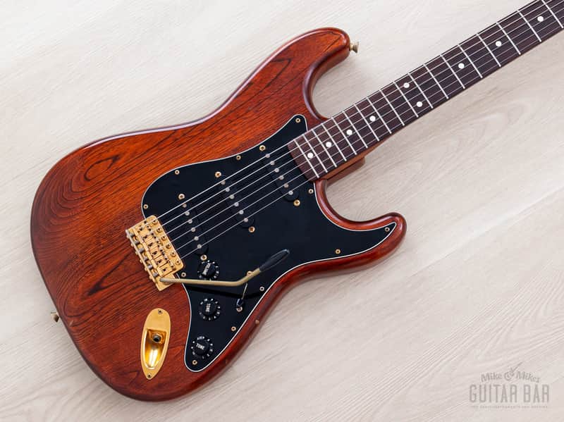 1992 Fender Stratocaster Order Made Walnut Satin Nitro Lacquer w
