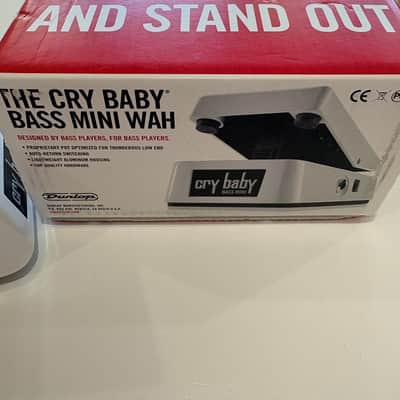 Dunlop CBM105Q Cry Baby Mini Bass Wah 2016 - Present - White image 3