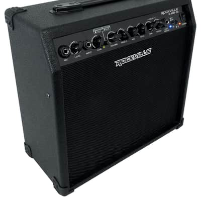 Rockville G-AMP 30 Watt Guitar Amplifier+Guitar USB A Interface Recording Cable image 7