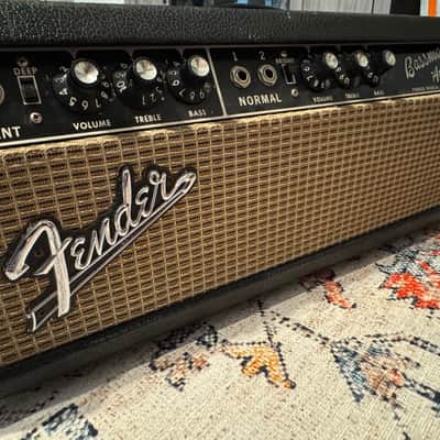 Fender Bassman 1966 2-Channel 50-Watt Guitar Amp Head 1964 - 1967 - Black Panel image 2