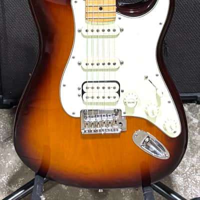 Fender Deluxe Stratocaster HSS with Maple Fretboard 2017 - 2021 - Tobacco Sunburst image 2