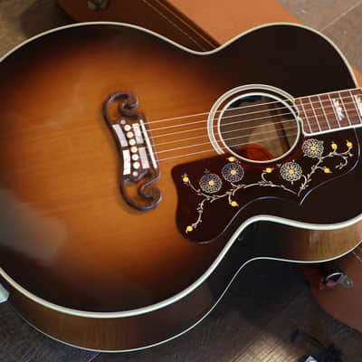 2016 Gibson Custom Shop SJ-200 Vintage Series Torrified Adirondack Jumbo Acoustic Guitar Sunburst + OHSC image 2