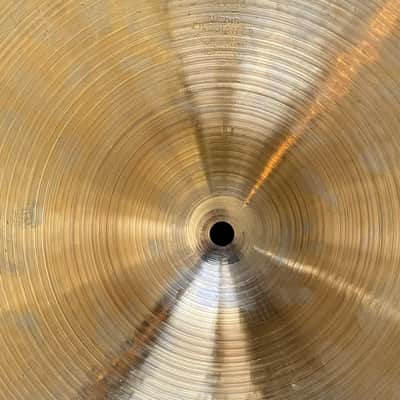 Zildjian 14" A. Zildjian '70s Stamp New Beat Hi-Hat Cymbals (Pair) 1970s - Traditional image 12