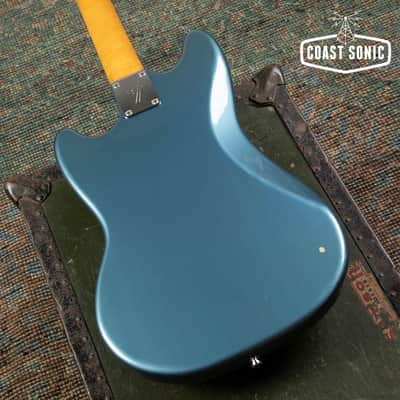 2006 Fender '69 Mustang Matching Headstock MG69 Japan CIJ Old Lake Placid Blue image 10