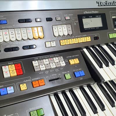 Technics SX-C600 ✅ Rare Ultra-Modern Vintage Combo Organ ✅ Rich PCM & Analog Wave Synthesis ✅ Fully Checked & Cleaned ✅ Striking Futurist Design ✅ FREE Worldwide Shipping image 13