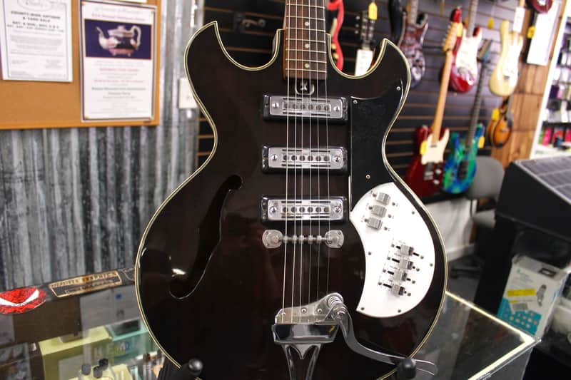 Vintage 1960's Teisco Del Rey EP-93T in Mocha Brown | Reverb