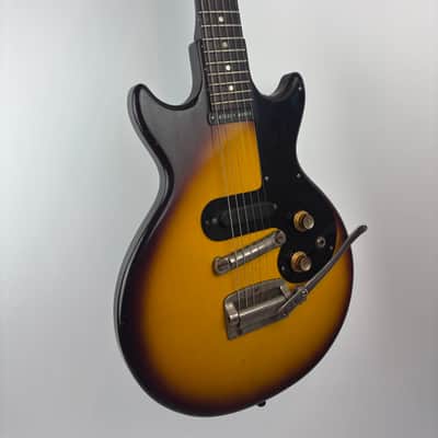 1961 Gibson Melody Maker with Vibrola Sunburst w/ Original gator case image 1