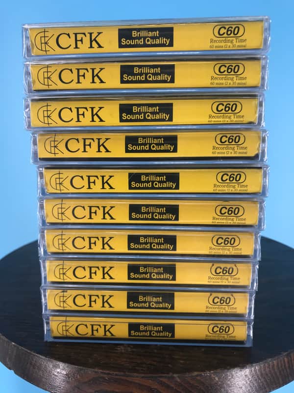 CFK HXC60 TYPE 1 60 Minute Standard Music Grade Audio Cassette (10 Pack) image 1