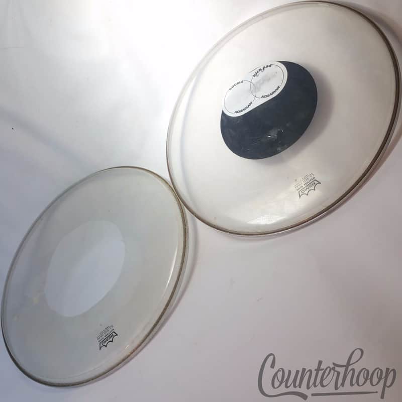*Premier Metric*Remo 20" C.S. Batter Bass Drum Heads 2x Weather King USA 19 5/8" image 1