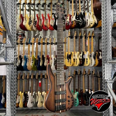 Ibanez Sr1356 B Premium Bass Dual Mocha Burst Flat image 2