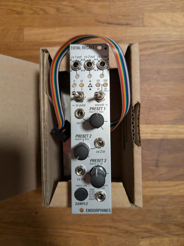 Endorphin.es Total Recall Eurorack Synth Module 2022 - Present - Silver image 1