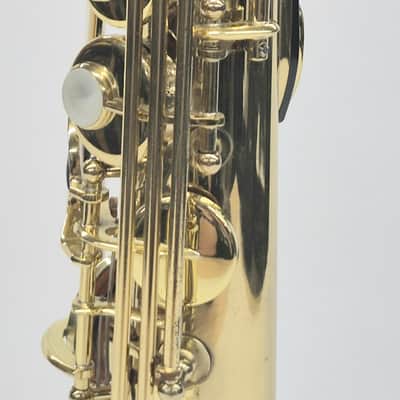 Yamaha YSS-61 Soprano Saxophone 1970s Purple Logo image 8