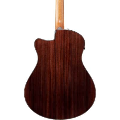 Ibanez AAM380CE Advanced Auditorium Acoustic-Electric Guitar Regular Natural image 2