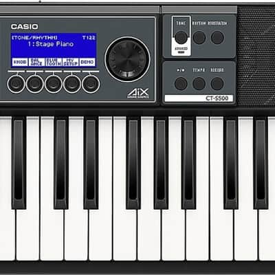 Casio Casiotone CT-S500 61-Key Portable Keyboard, Black