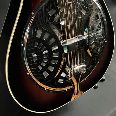 Recording King RR-36S-VS Maxwell Square Neck Resonator Guitar Vintage Sunburst image 6