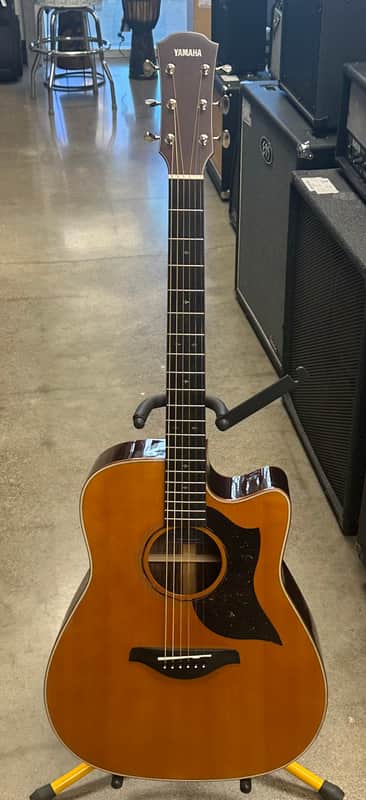 Yamaha A5R-VN Dreadnought with Electronics 2010s - Vintage Natural image 1