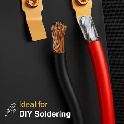 16 Gauge Speaker Wire (100FT, 16 AWG, Speaker Cable, ) - Car Audio Wire for Home Theater, Surround Sound Systems, Automotive Amps, Banana Plugs image 3