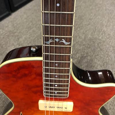 Crafter SAT-QMOS - T5 Style Guitar with P90 and Piezo | Reverb