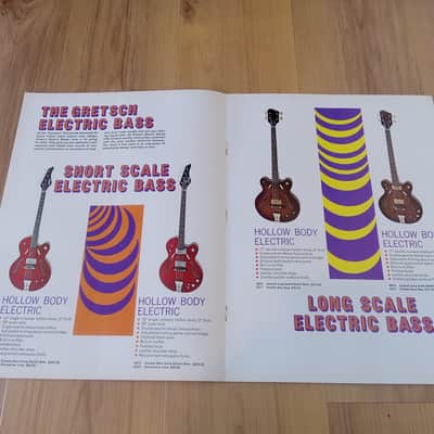 Vintage 1968 Gretsch Bass/Bass Amplifier Catalog! Rare, Original Case Candy, Paperwork! image 2