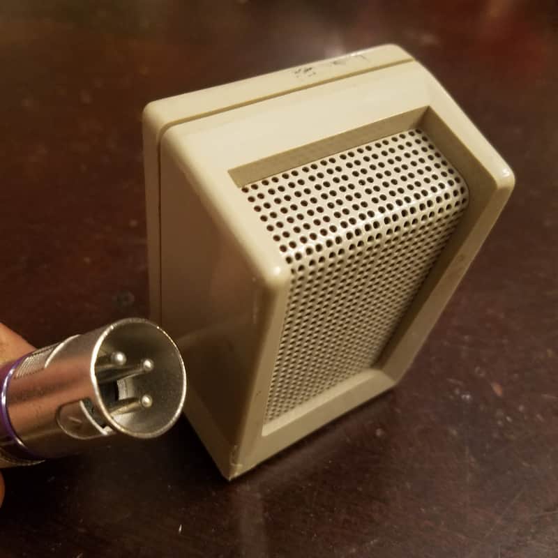 1950s Shure Revere C-24-162-1 XLR Harp Mic Beige Plastic &…