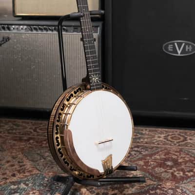 OME Banjos Gold Hill Vintage Alpha 5-String Resonator Banjo with Hardshell Case image 19