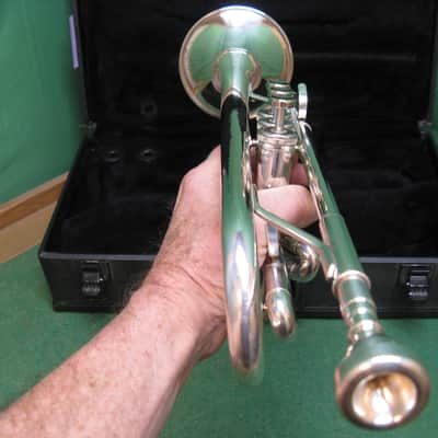 Accord by Blessing 1035 Intermediate Silver Trumpet USA - Reconditioned - Case & Blessing 7C MP image 15