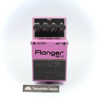 Boss BF-2 Flanger 1980-1984 (Black Label) Made In Japan | Reverb